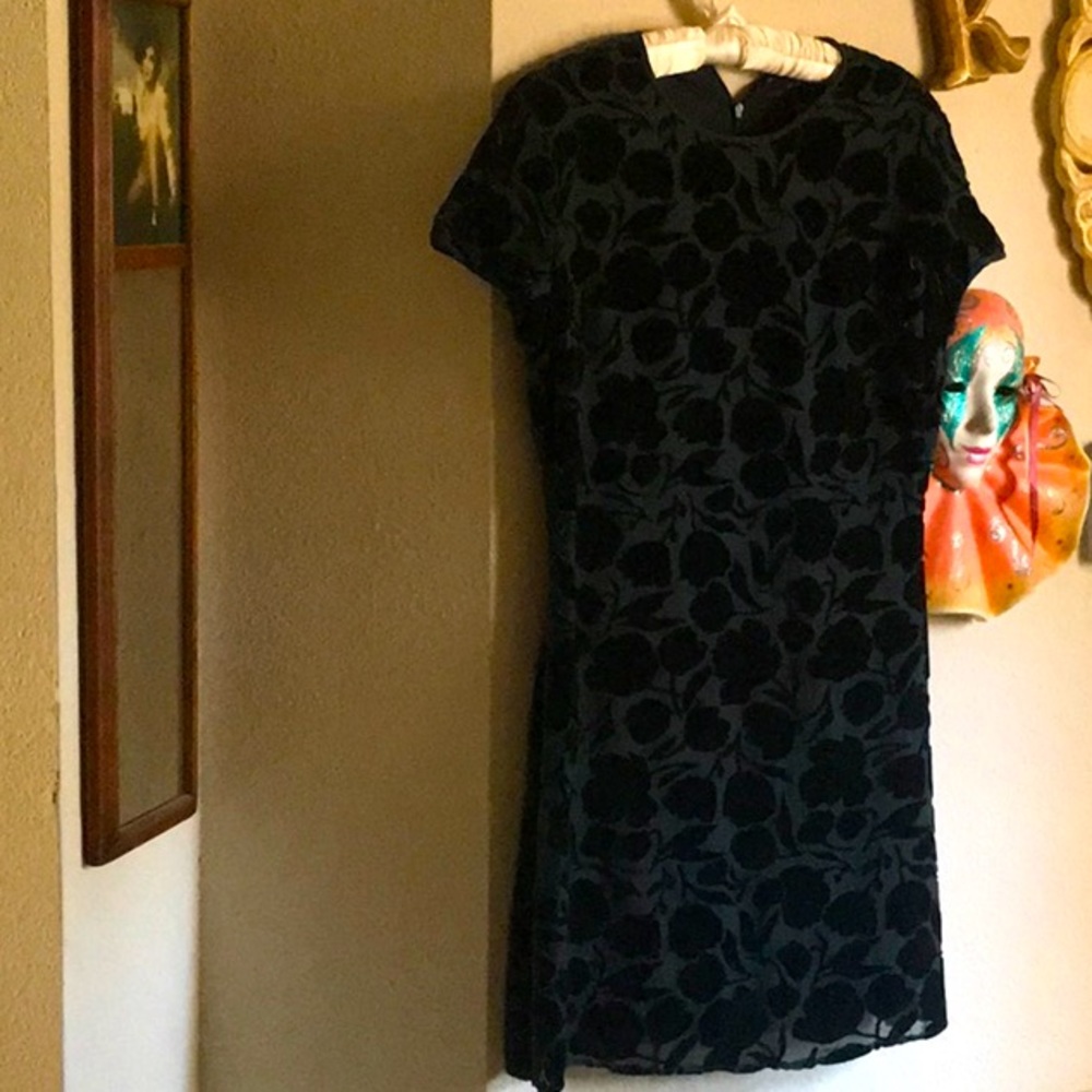 Banana Republic Black Sheath Mini Dress